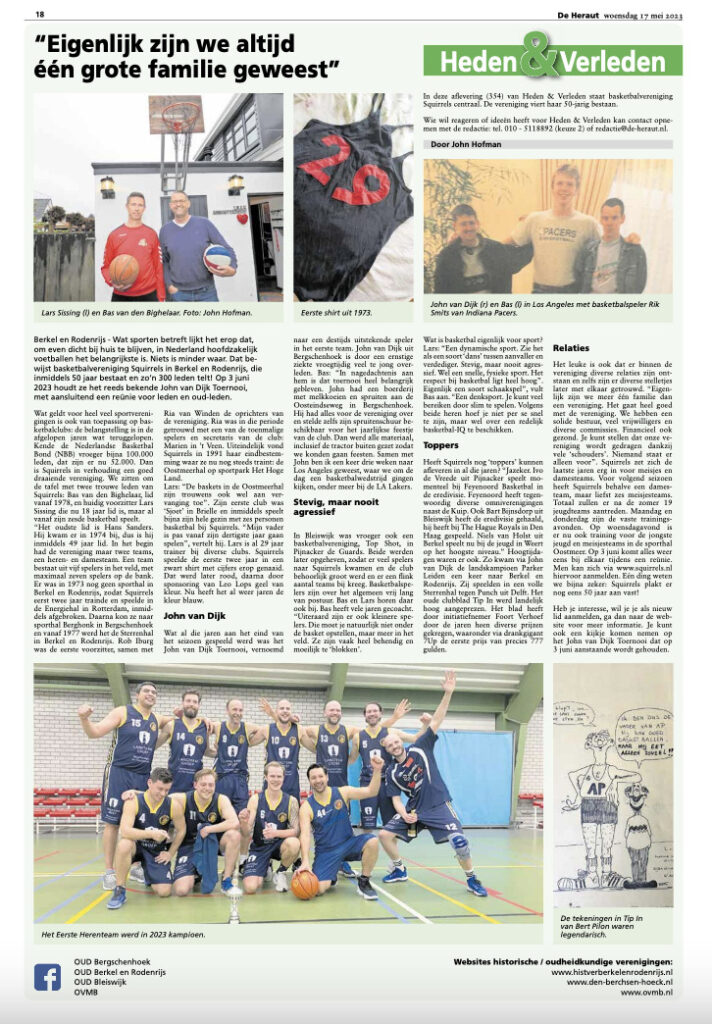 B.V. Squirrels in de Heraut